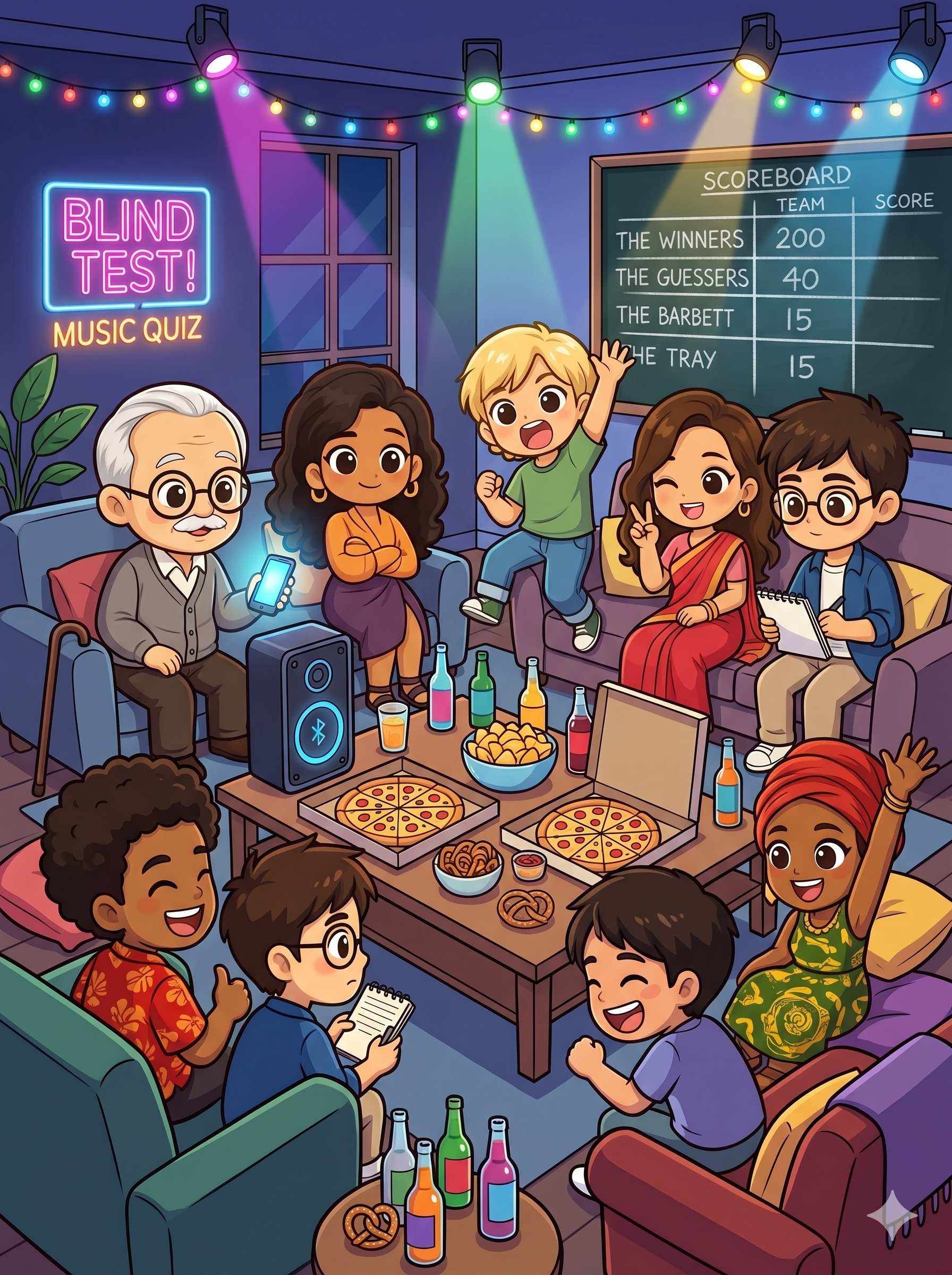 Soirée blind test musical — Le quiz ultime